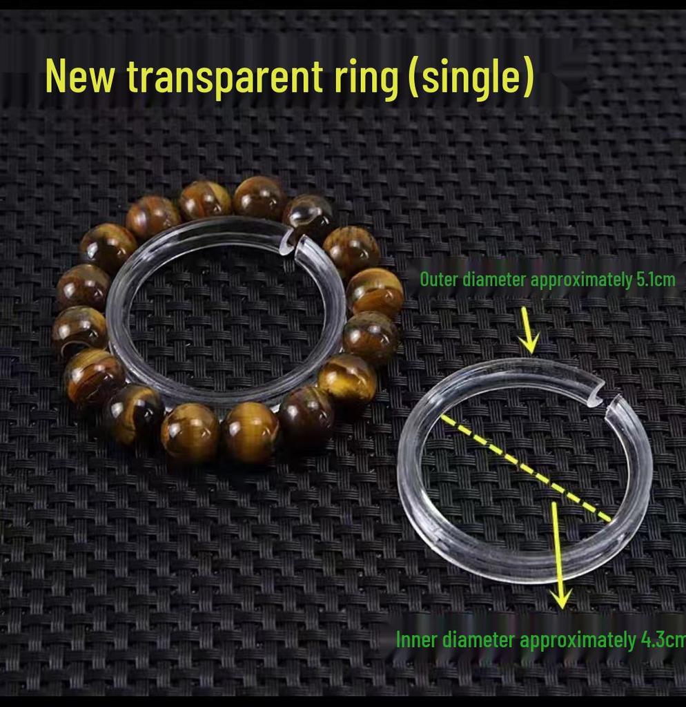 Acrylic Gold & Silver Transparent Bracelet Display Stand for Jewelry & Ornaments