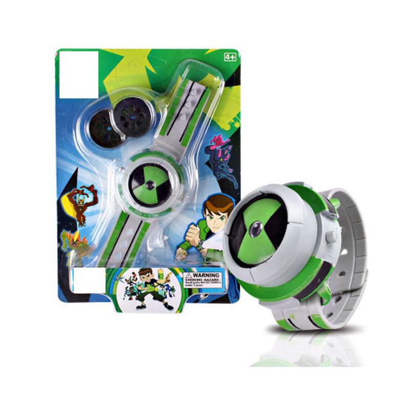 BEN10 Cross-Border E-Commerce Defender Projection Watch - Educational Electronic Cartoon Bracelet for Kids