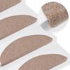 VidaXL Self-adhesive Stair Treads 15 Pcs 65x22.5x3.5 Cm Beige 136394
