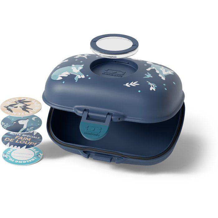 Boîte a Goûter - MONBENTO - Snack box hermétique - MB Gram Wolf