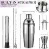 Glass Cocktail Shaker Set for Milk Tea and Hand-Shaken Drinks