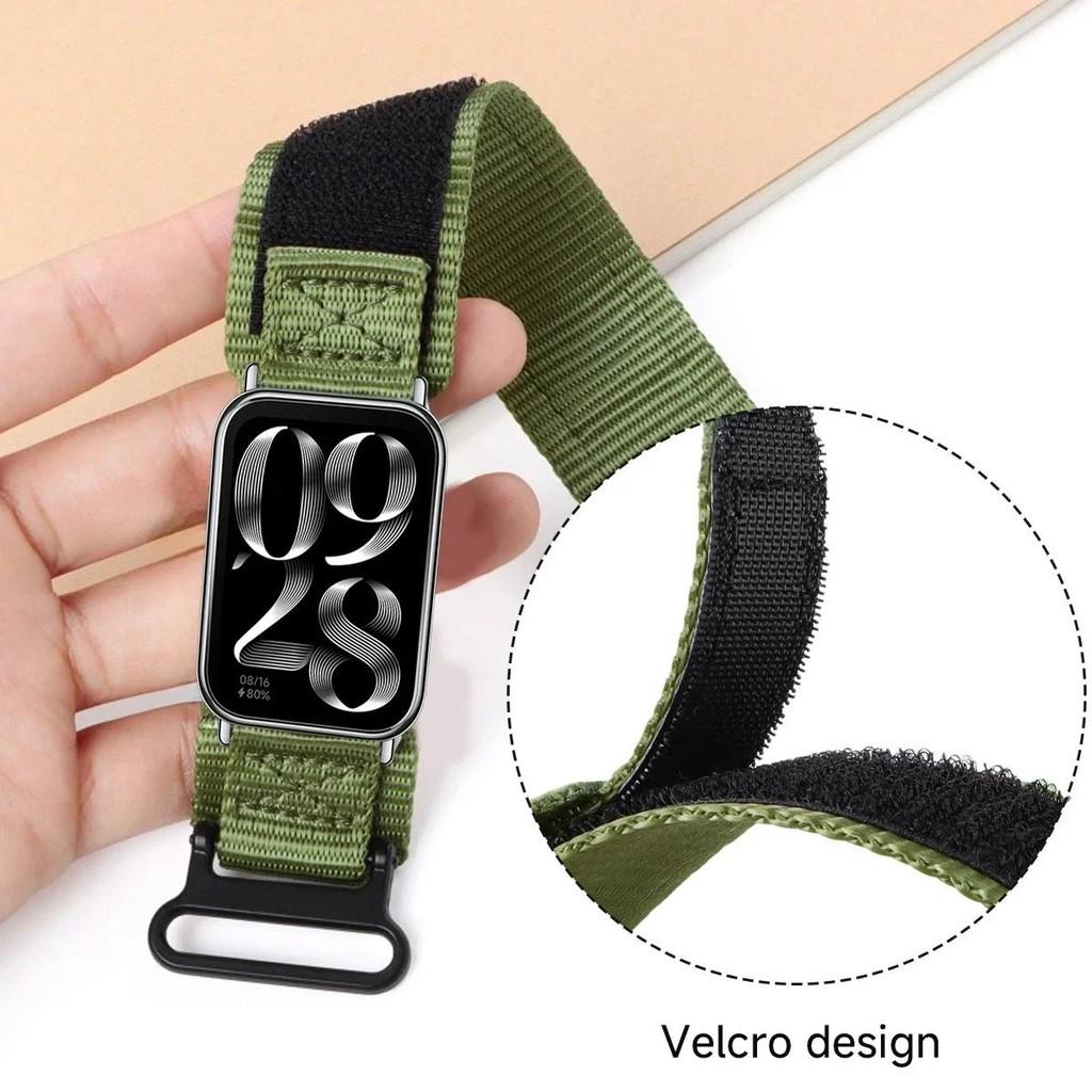 Nylon Loop Strap For Redmi Watch 5 4 Sport Bracelet Interchangeable Wristband For Xiaomi Mi Band 9/8 Pro Adjustable Watch Strap