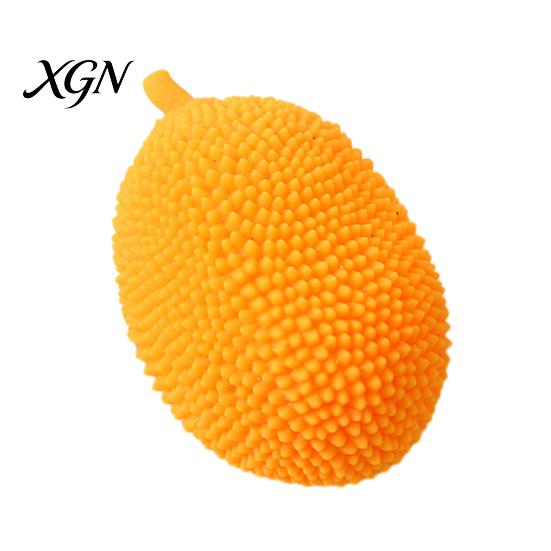 Flour Filled Stress Ball Simulation Jackfruit Squeeze Toy Anxiety Relief Soft TPR Decompression Simulated Fruit Sensory Hand Exercise