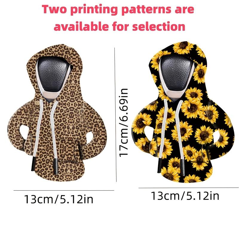 Copertura Leva Cambio Stile Maglione con Fantasie Stampate, Protezione Leva Cambio Auto, Copertura Leva Cambio Auto Creativa, Ghette Cambio Auto