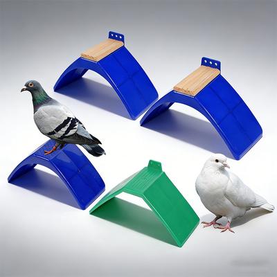 20pcs Pigeon Rest Stand Parrots Perches Frame Dove Dwelling Birds Perches Roost Poultry Plastic Rest Supplies Accessoires