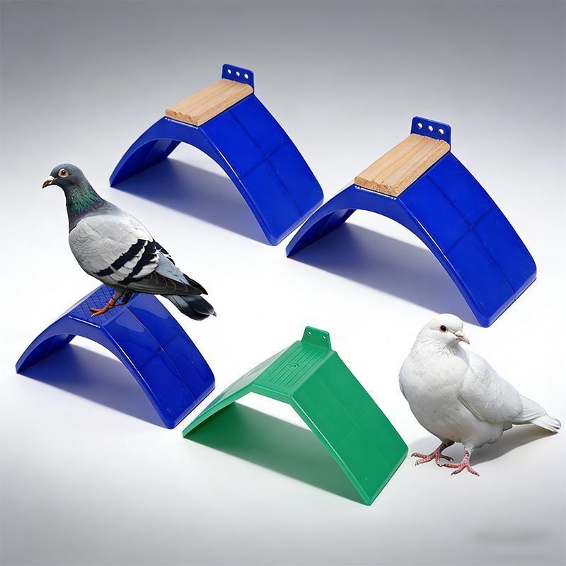 20pcs Pigeon Rest Stand Parrots Perches Frame Dove Dwelling Birds Perches Roost Poultry Plastic Rest Supplies Accessoires