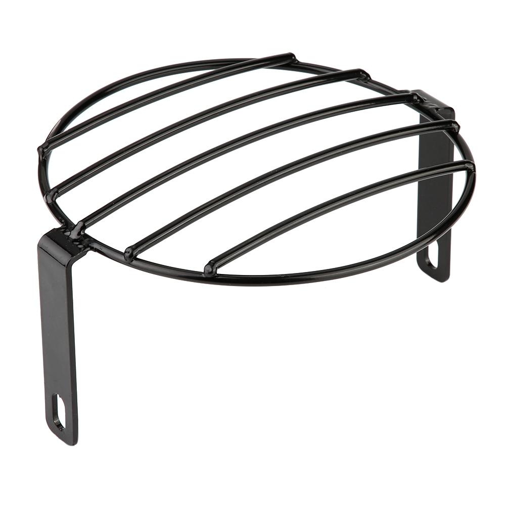 

7inch Retro Metal Motorcycle Grill Side Mount Headlight Cover