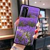 Lavender Case For Samsung Galaxy A51 A71 M31 A41 A31 A11 A01 M51 M21 M11 M40 Black Soft Phone Cover Fundas