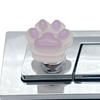 Cat Paw Luminous Toilet Press Cute Water Press Flush Button Auxiliary Device Toilet Button  Women