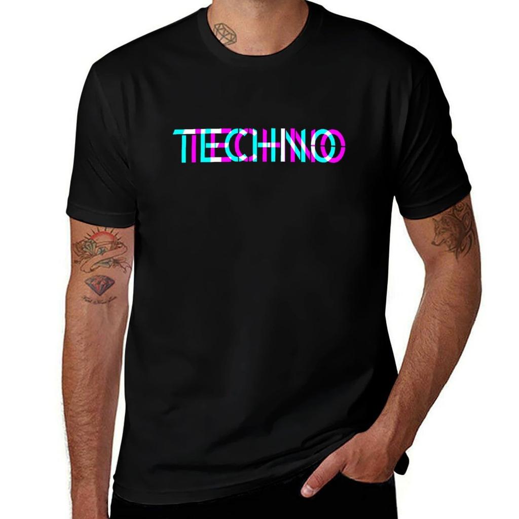 Techno Techno Music 3d Look Tshirt Antipilling Casual Tshirt