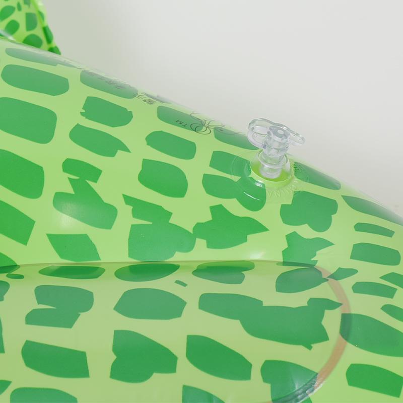 Nafukovací plavecký kruh Plovák do bazénu Kid Float Ring Roztomilá hračka pro miminka Děti Hračky do vody Nafukovací hrací krokodýl Plavecký kruh s područkou