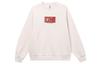 Men's Sweatshirt Anta Lifestyle Collection Sports Lifestyle Collection Sweatshirt Unisex Coix Seeds White