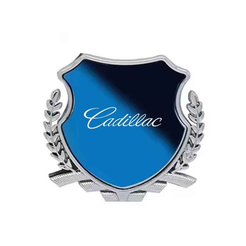 Metal Mirror Effect Car Body Emblem Rear Window Side Badge Sticker for Cadillac ATS CT4 CT5 CTS ESCALADE STS XLR XT4 XT5 XT6 XTS