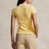 Polo Ralph Lauren FW23 Solid Slim Fit Casual Short Sleeve Polo Shirt Women tops Autumn-Yellow WMPOKNINB920118-700