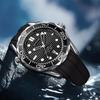 Mens Silicone Watch With Quartz Movement And 24hour Indicator For Fashion Crafters