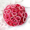 51 Colors Basic Elastic Hair Band for Girls 20/30/50PCS 4cm Simple Solid Color Headband Women Hair Accessories Scrunchies Holder