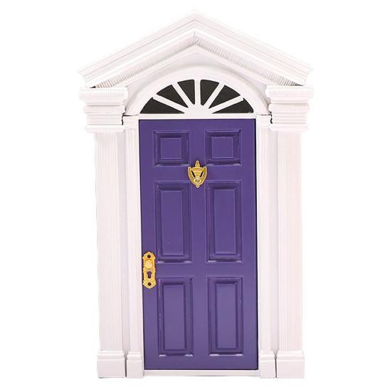Beautiful Steepletop Design Collectible Lightweight DIY Scene Doll Home Furniture Craft Wooden Door Souvenir Gift Dollhouse