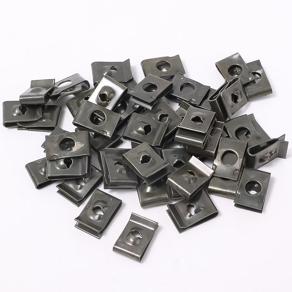 10PCS Auto Self-tapping Screw U-clamp Piece