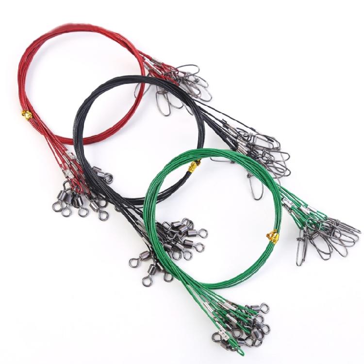 Fishing Wire Leader Line Rig Fishing Leaders Saltwater Fishing Tackle Fishing Rigs High Strength Wire Leader for Lures