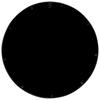 Garden Mirror Black 40x3 Cm Iron Round