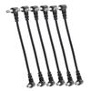 6PCS Guitar Effect Pedal Cables 6.35mm Elbow Right Angle Connector Head 6in Length