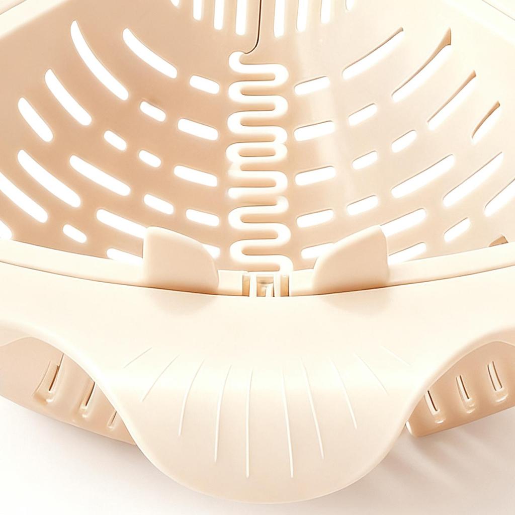 Sink Corner Rack Silicone Auto Dump Kitchen Storage Rack Sink Drain Strainer Basket For Trash Food Waste Leftovers Fruits