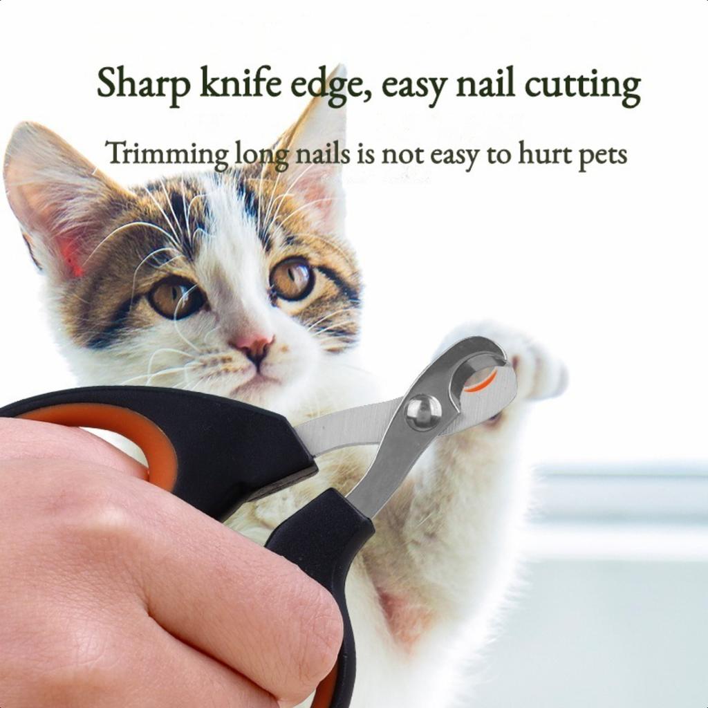 New Premium High-Quality Sharp Cat Nail Clippers - Superior Professional Toe Claw Trimmer for Dogs and Cats - Convenient Supplie