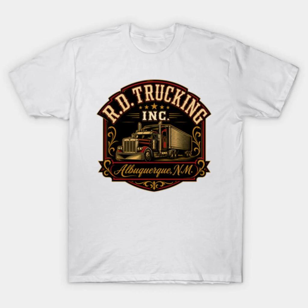 Rd Trucking Inc T Shirt Vintage Stylish Top For Everyday Wear Designer Clothes Versatile Streetwear Slightly Stretched