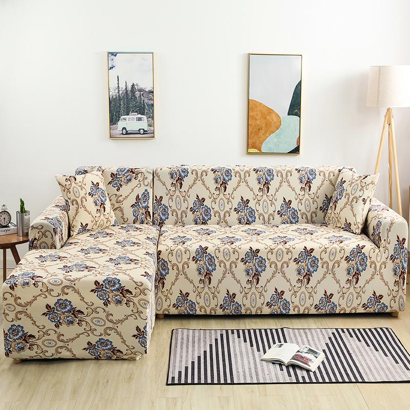 Elastic All-Inclusive Non-Slip Sofa Cover Sofa Slipcover Solid Color