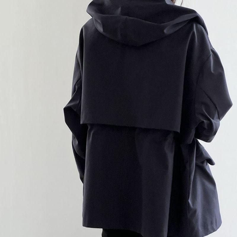 Fashion Spring Autumn Hooded Jacket Women Fashion Korean Loose Retro Windbreaker Coat Female Casual Outerwear Ladies Top