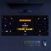 Retro Pacman Custom Name Large Size Mouse Pad Gaming Table Cushion Nonslip Laptop Tablet Big XXL Mat Mini PC Playmat With Lock edge