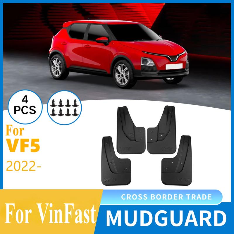 For VinFast VF 5 Car -2025  Fit Tire Mud Flaps Mudguards Water Scratch Resistant High Quality Auto Modification Parts