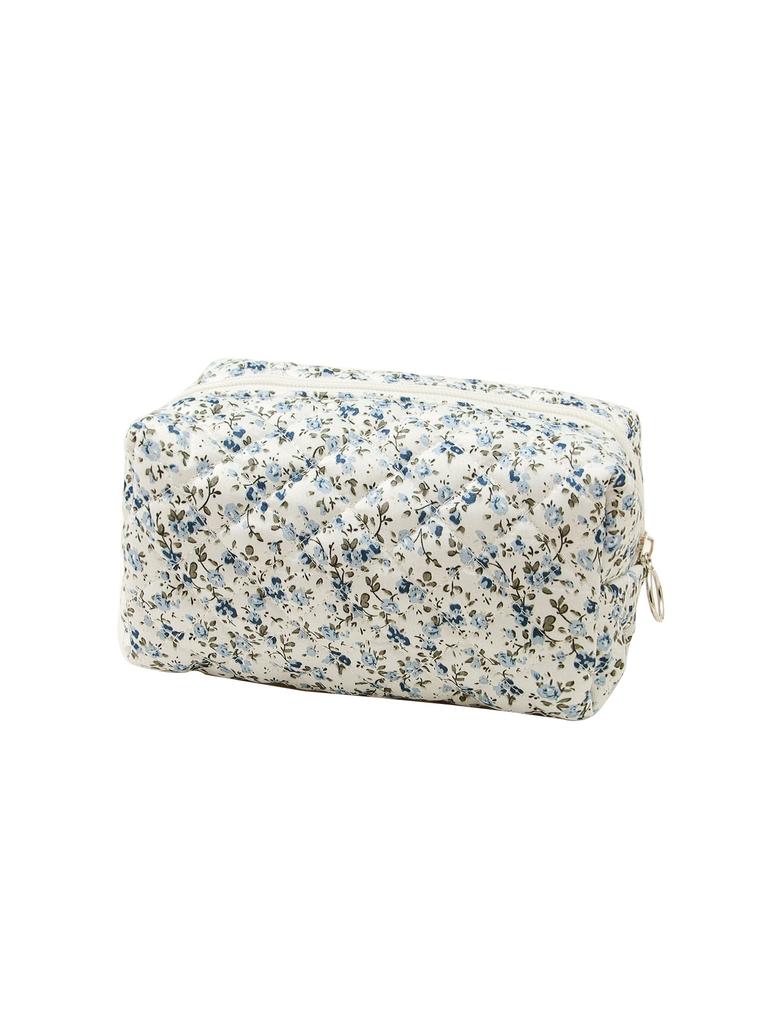 Berg Quilted Cotton Floral Travel Cosmetic Bag