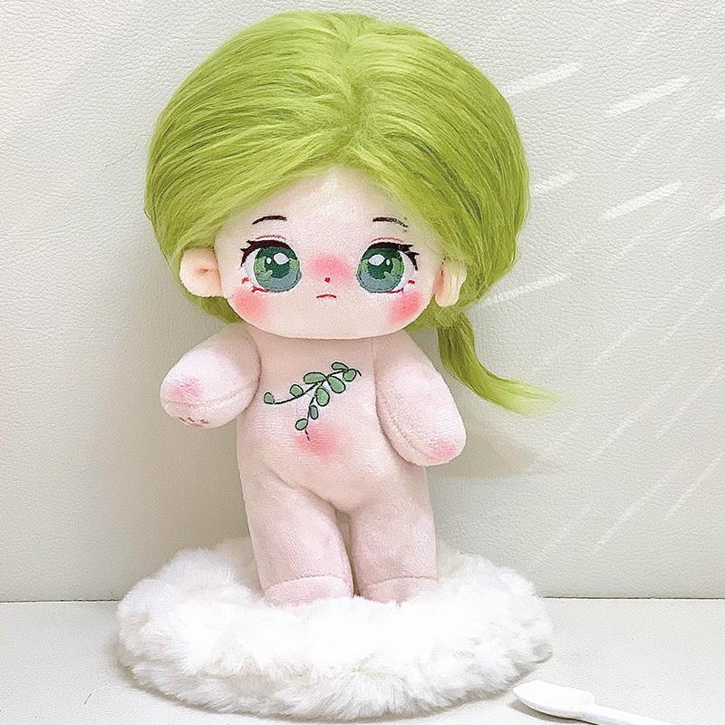 20cm Kawaii Idol Plush Cotton Doll Toys Stuffed Super Star Figure Dolls Cute Fat Body Can Change Clothes Fans Collection Gifts