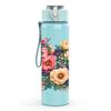 1PC Mixed Bouquet Art 750ml Color Plastic Sports Water Bottle Leakproof Flip Straw Lid Suitable for Sports Office Home Use
