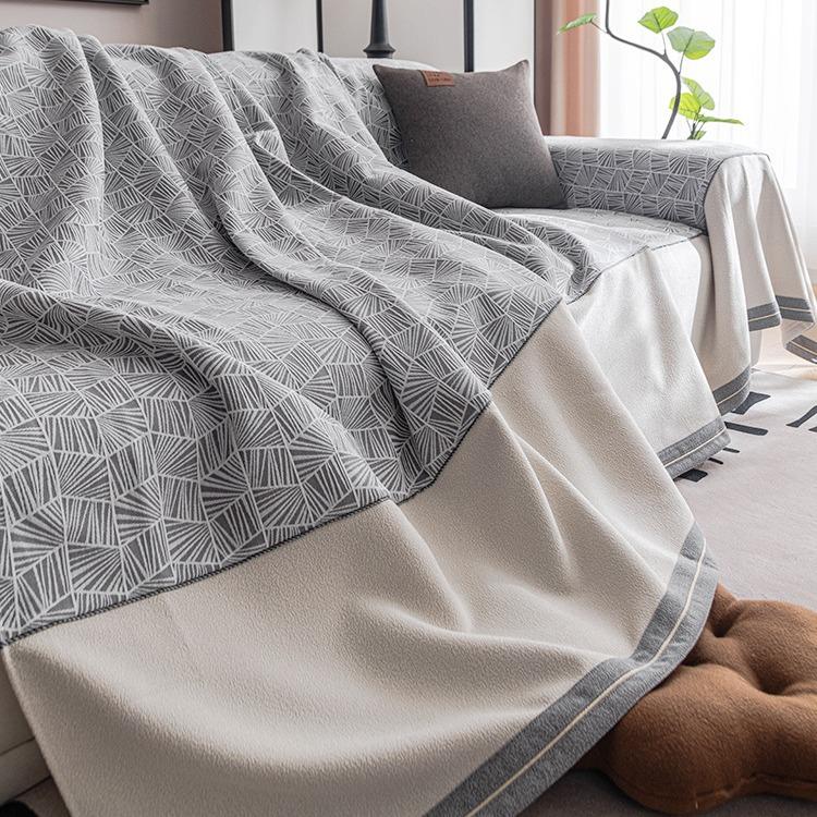 Полотенце для дивана из шенилла — фото 5