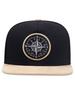 Compass label pattern versatile casual sports style couple style simple flat brimmed hat for men and women outdoor travel