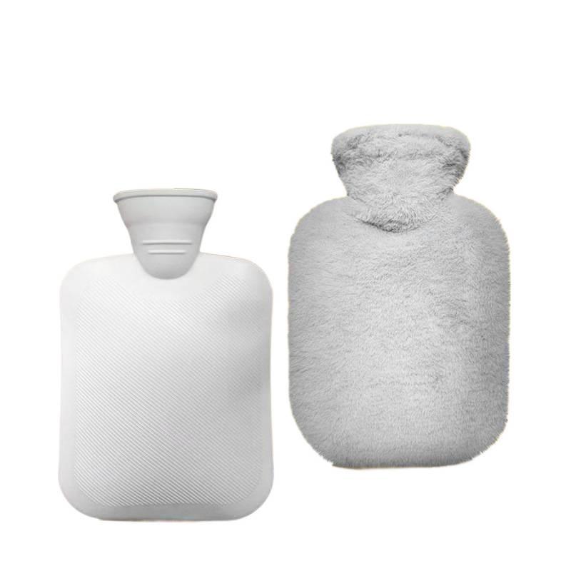 Explosion-Proof Faux Rabbit Fur Hot Water Bottle & Hand Warmer for Girls – Heat Compress for Stomach & Feet