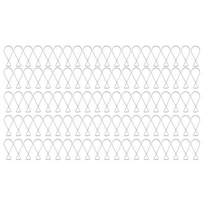 100Pcs Gancho de suspensão Aço galvanizado Clipes de rebote automático Teto Fivelas decorativas