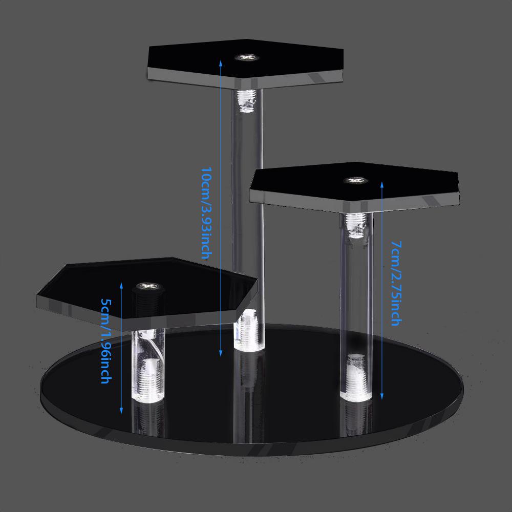 Acryl-Aufsteller transparent Desktop Blind Box Figuren Aufbewahrungsständer Parfüm Schmuck Schmuckaufbewahrungsständer