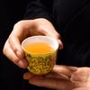 Vintage chinesisches Porzellan Teegeschirr, Schöne ungewöhnliche Ästhetik Tasse, Puer Oolong, Kung Fu, Tieguanyin Blume, Grüner Tee
