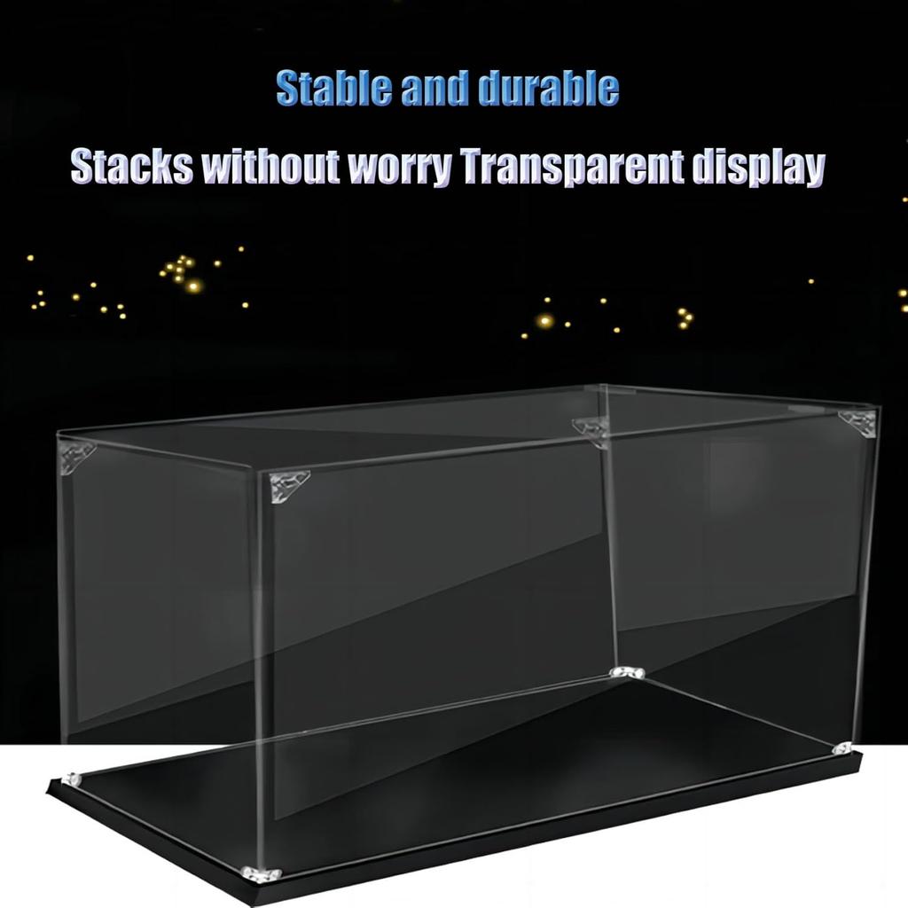 Acrylic Clear Display Case for Lego 10311 Orchid Display Box,Building Block Collectibles Transparent Dustproof Showcase Storage Box Display Box Stand