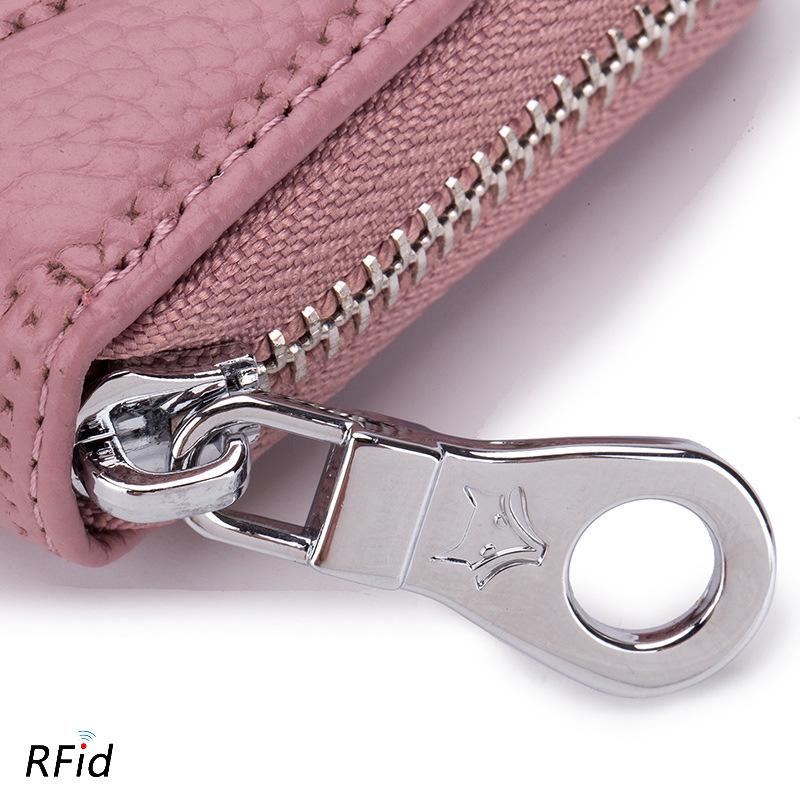 Organ Card Bag, Women's Multi-card Position, RFID Zipper, ID Position, Nfc Shielded Card Holder, Small Change Bag.