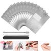 100/200Pcs Nail Polish Remover Foil Wrap Kit Soak Off Gel Remover with Cotton Pad Home Salon Nail Polish Removal Tools Kit