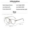 Myopia Glasses Women Anti Blue Light Computer Eyewear Anti Fatigue Eye Protection Glasses for Men -1.0 -1.5 -2.0 -2.5 To -6.0