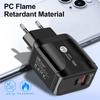 18W PD USB Charger with QC3.0 for Phones & Tablets - US/EU/UK Spec