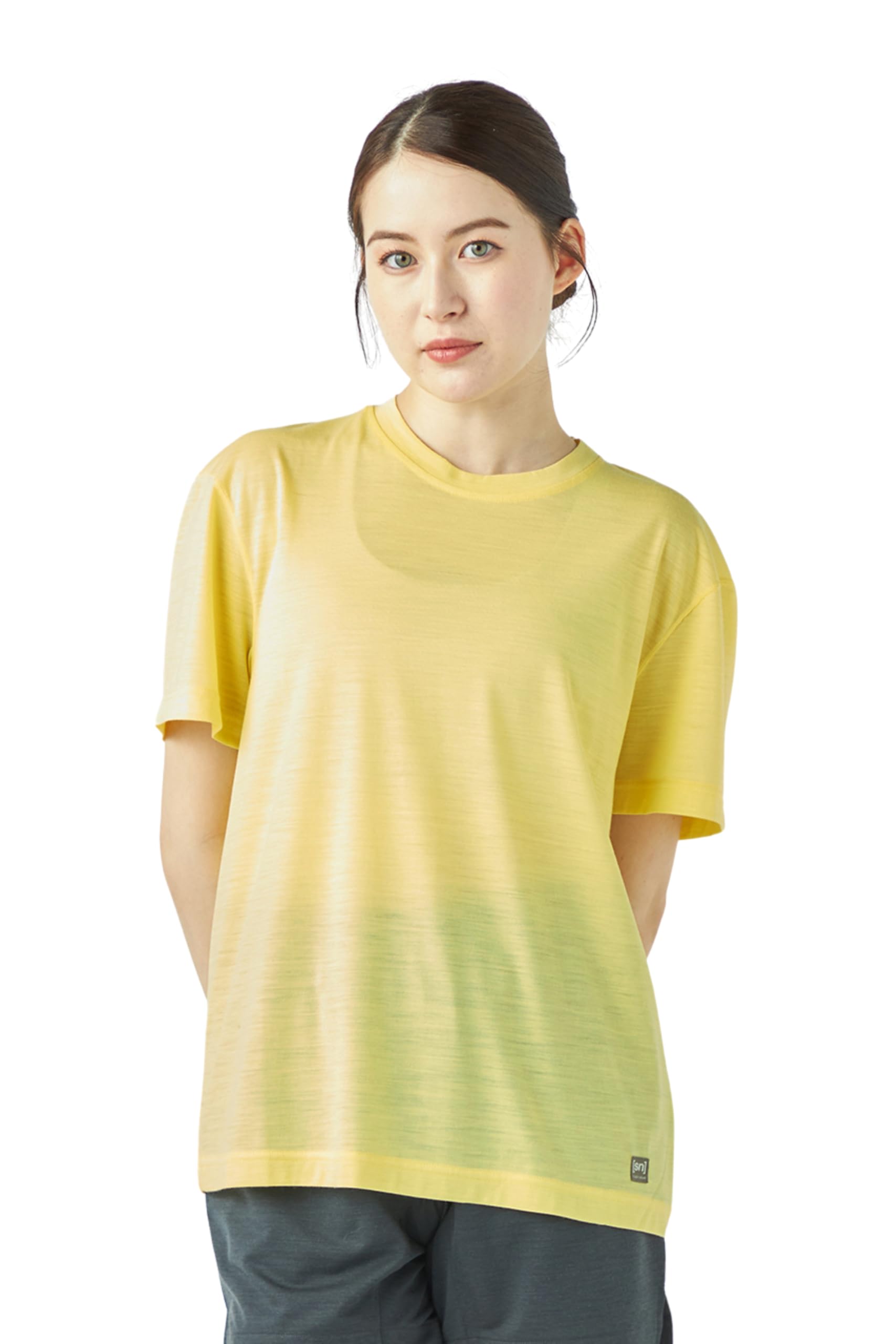 

Supernatural JP140 Повседневная футболка с коротким рукавом, быстросохнущая, мериносовая, для йоги, пудрово-желтая, XL [super.natural] [sn] Футболка, Впитывающая, Сохнущая, Защищающая от запаха, Шерсть,