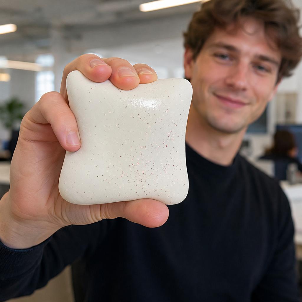 Square Bread Squeeze Toy Bread Butter Squishy Slow Rising Small Sticky Toast Fidget Toys Birthday Gifts for Adults Stress Relief