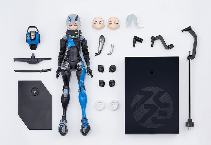 Max Factory Girl Engine MOTORED CYBORG RUNNER SSX 155 TECHNO AZUR Plastic Painted Complete Figure Non-scale & Die-cast