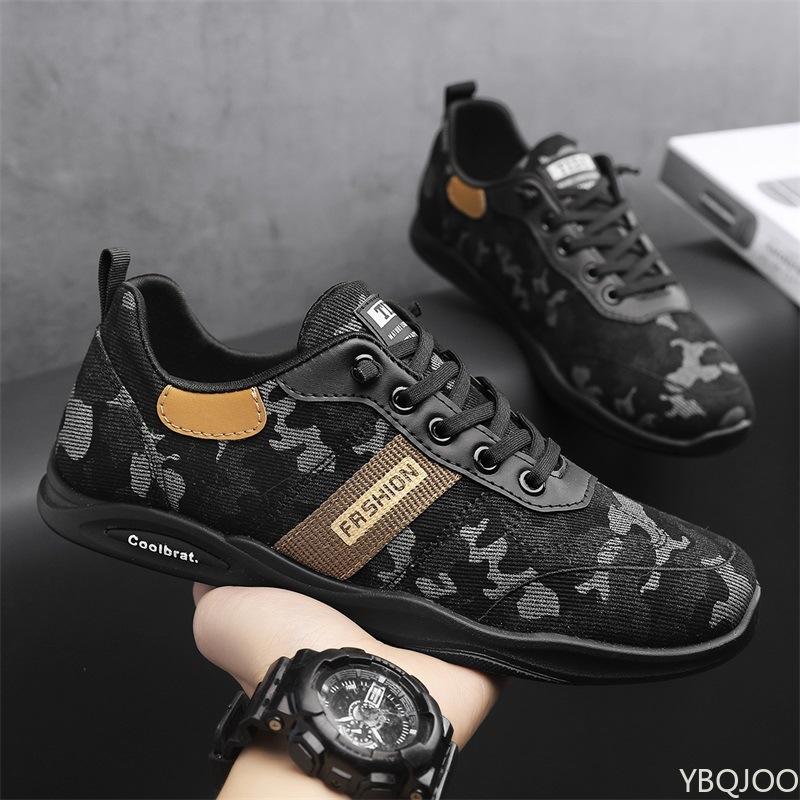 Leisure Comfortable Spring Autumn New Men's Shoes Breathable Canvas Shoes Fashionable Versatile Men's Shoes